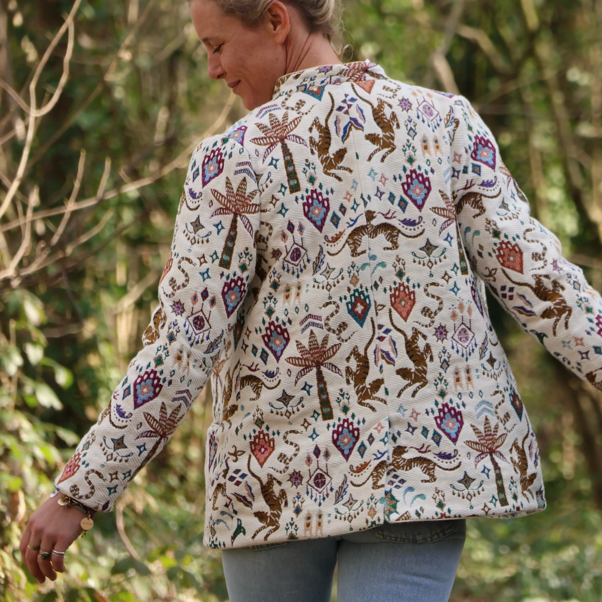 Veste Bertille en jacquard Majestique - Image 7