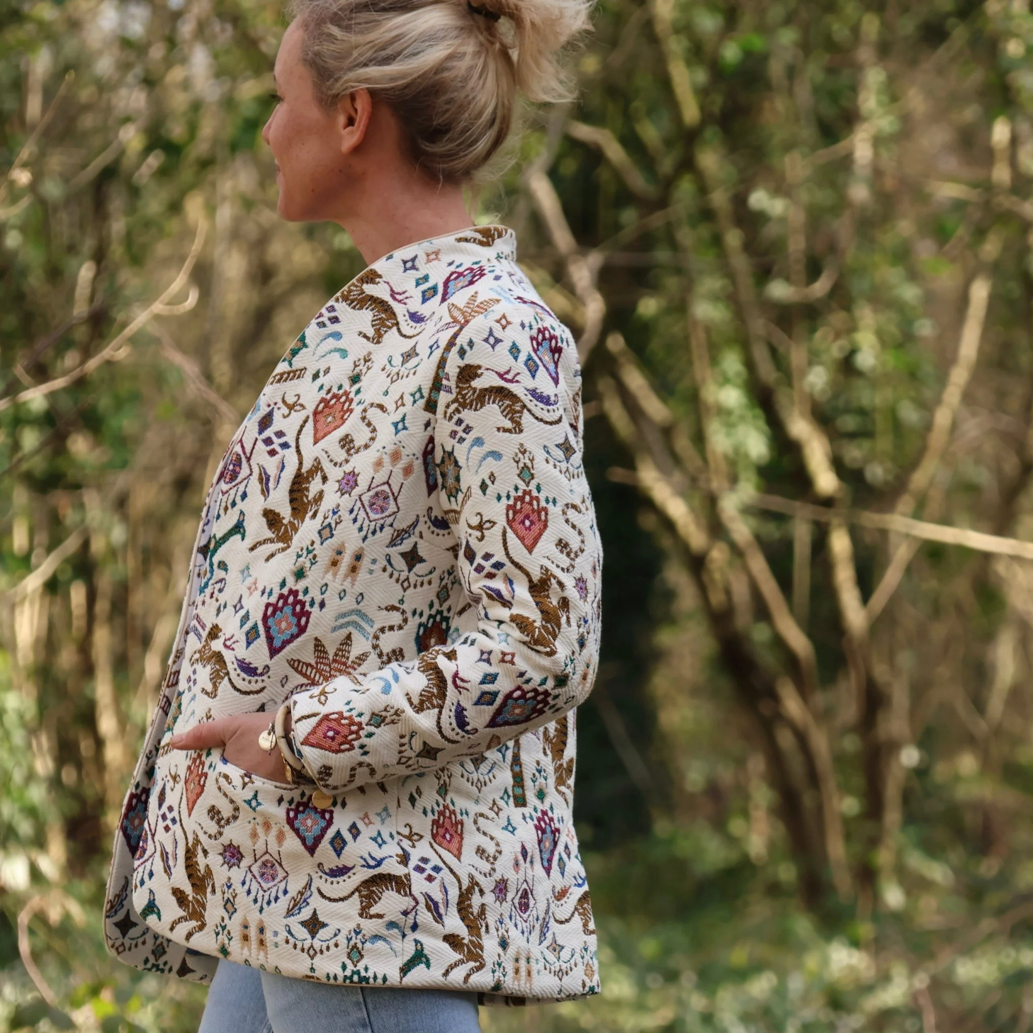 Veste Bertille en jacquard Majestique - Image 8