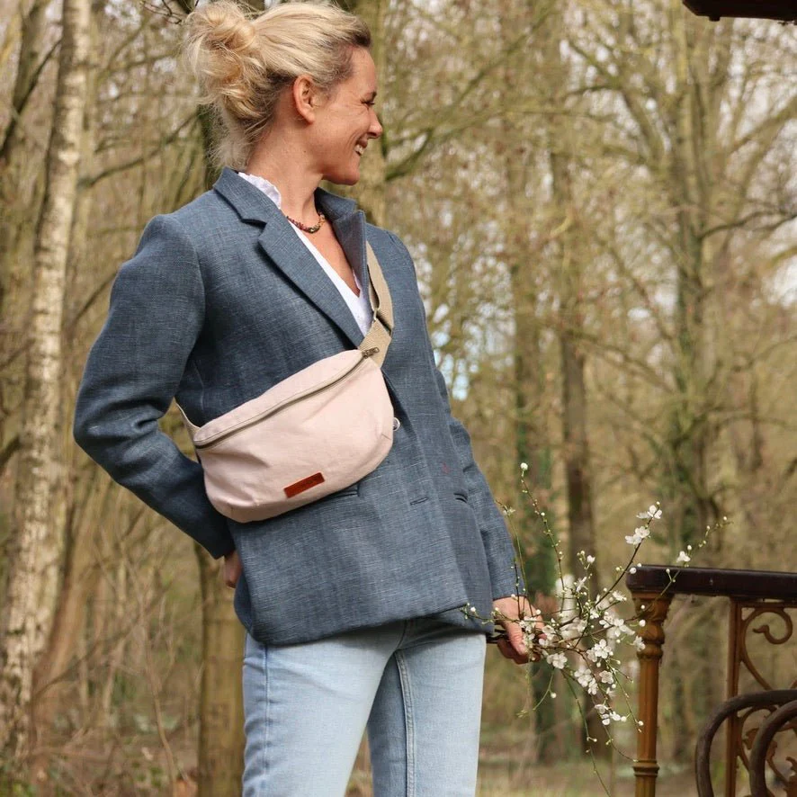 Veste Fanny en lin indigo lavé - Image 8