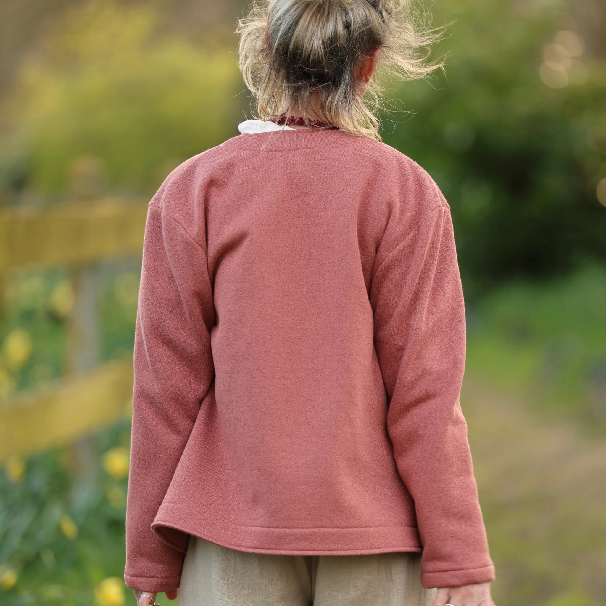 Veste Nathalie – terracotta pailleté - Image 4