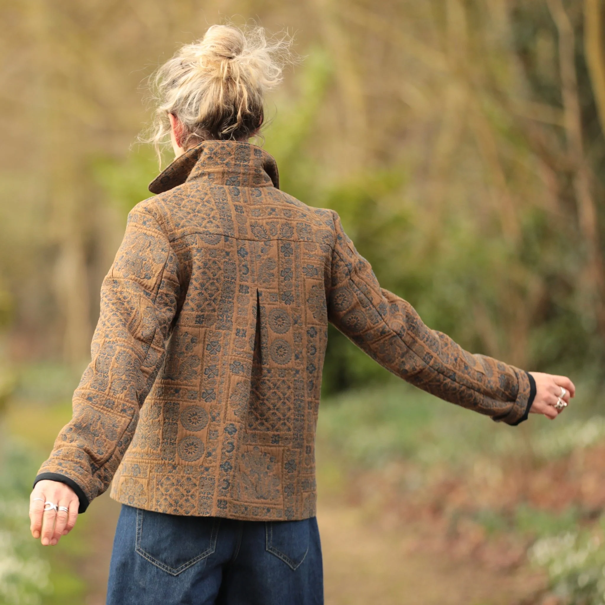 Veste Solveig Jacquard “Herbier d’Automne” - Image 11