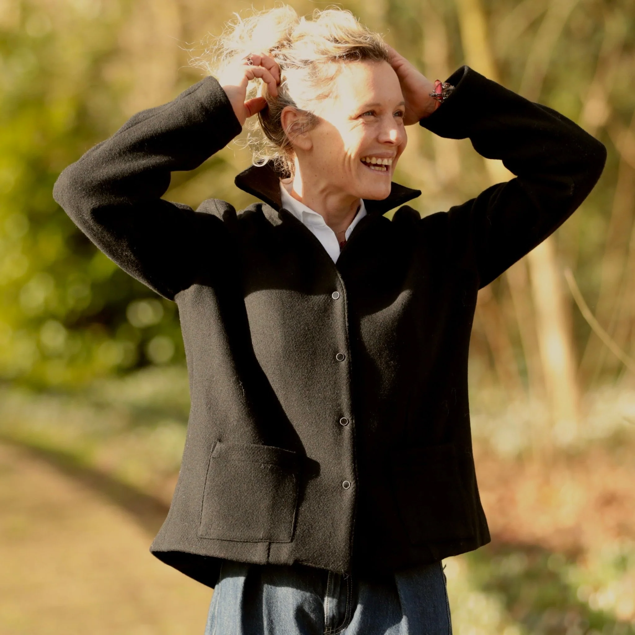 Veste Solveig Lainage “Noir Profond” - Image 4