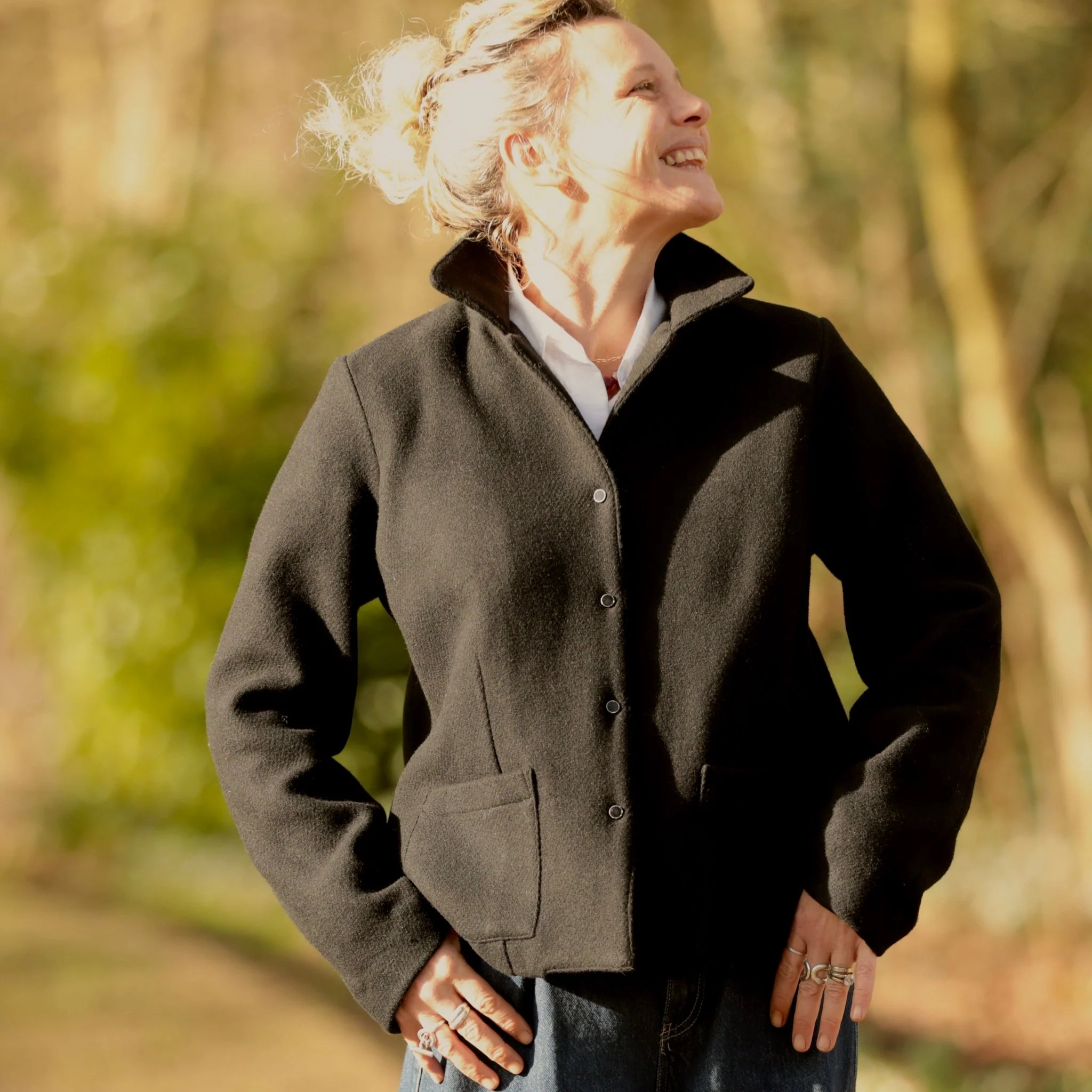 Veste Solveig Lainage “Noir Profond” - Image 7