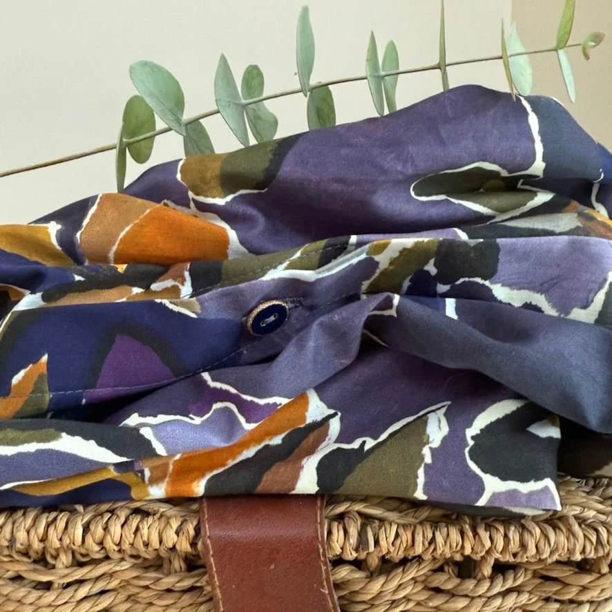 Robe Yuna - satin de coton Bois de Myrte - Image 2