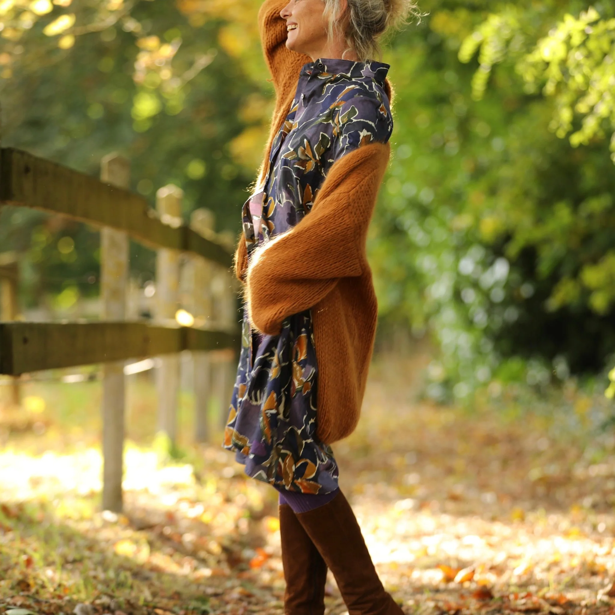 Robe Yuna - satin de coton Bois de Myrte - Image 6